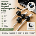 metaventrawell™ CableFree Magnetic Desk Organizer Clips