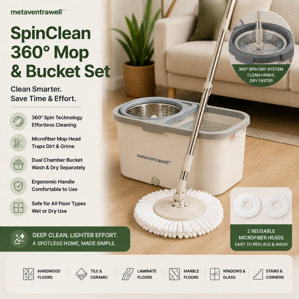 metaventrawell™ SoftAmbient Minimal Night Lamp